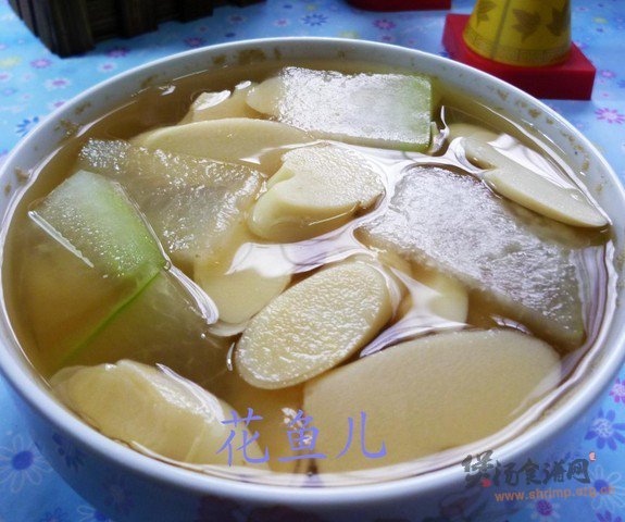 冬瓜鞭笋汤的做法