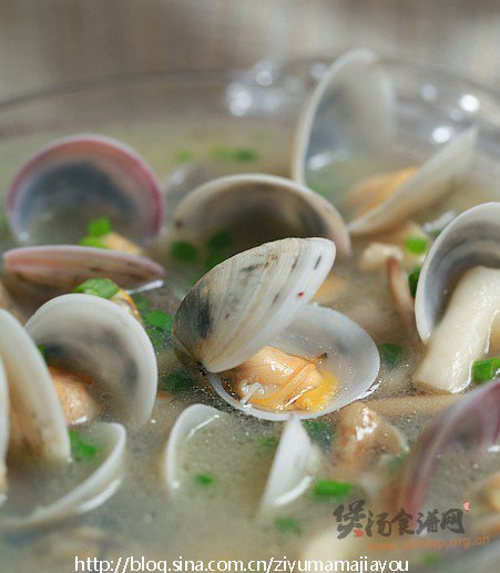 蛤蜊香菇汤的做法
