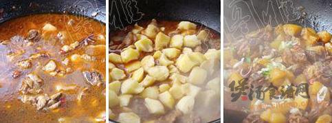酱香土豆炖鸡的做法