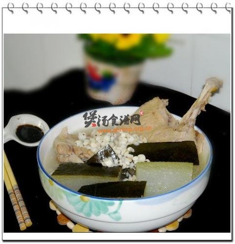 冬瓜老鸭薏米汤的做法