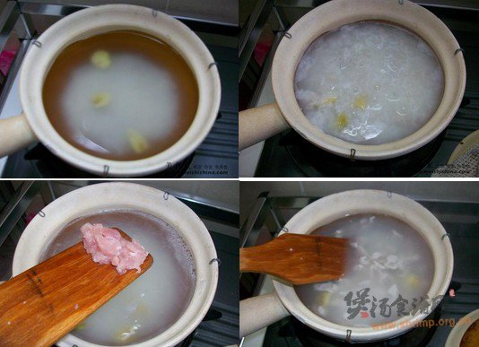 生菜姜片粥的做法