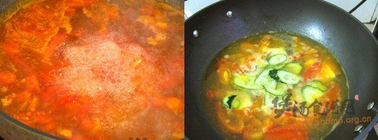 番茄黄瓜蛋汤的做法