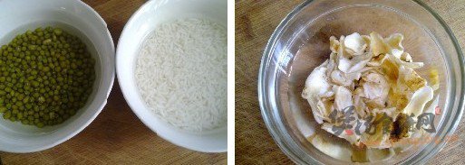 百合绿豆糯米粥的做法
