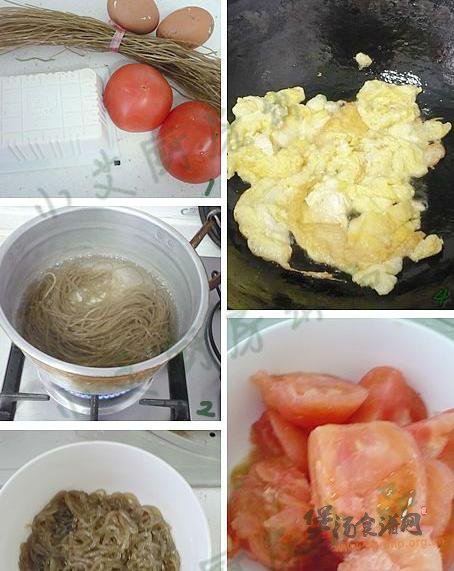 西红柿鸡蛋炖粉条的做法
