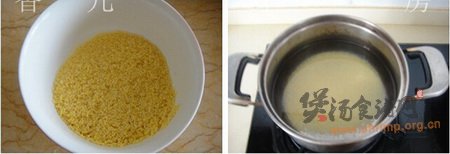 小米无花果百合汤的做法