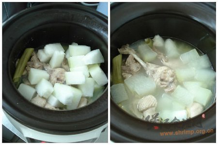 冬瓜煲鸭汤的做法