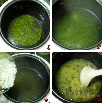 绿豆糯米粥的做法
