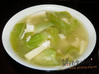 丝瓜豆腐榨菜汤的做法