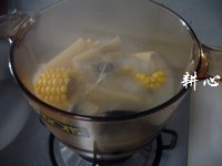 甘蔗粟米煲鸡汤的做法