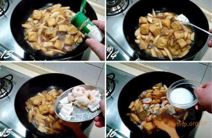 海鲜时蔬豆腐煲的做法