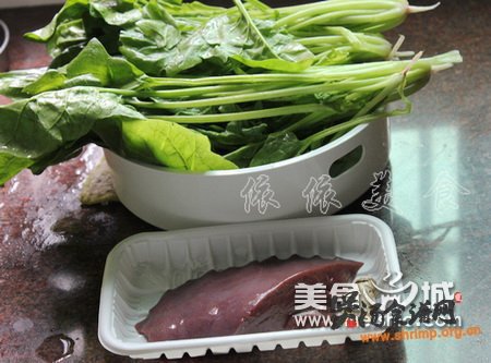 (图)菠菜猪肝汤的做法