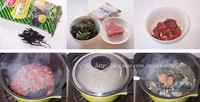牛肉海带汤的做法