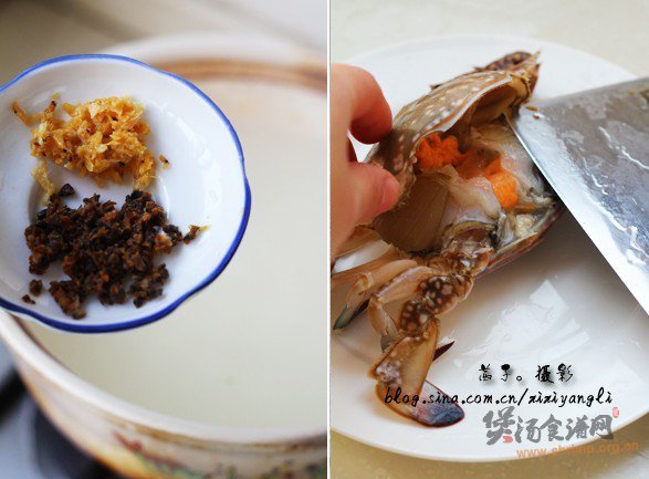 澳门水蟹粥的做法