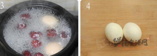 枸杞红枣煲鸡蛋的做法