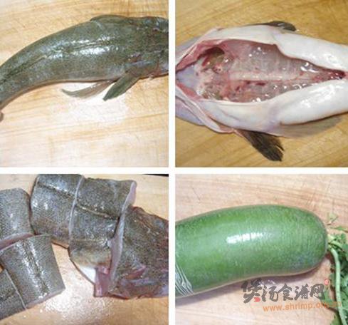 萝卜炖白拉架子鱼的做法