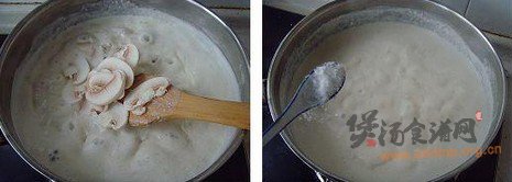 培根奶油蘑菇汤的做法