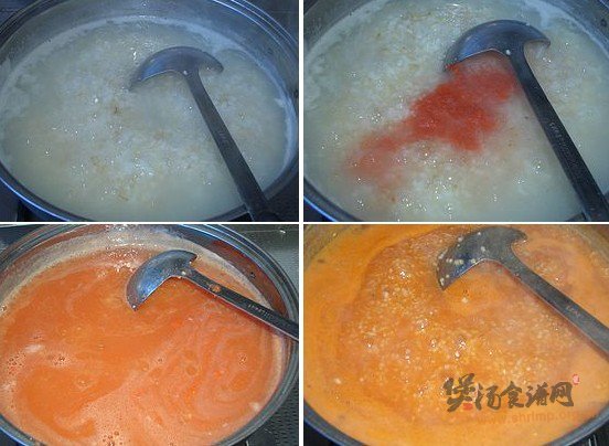 胡萝卜粥的做法