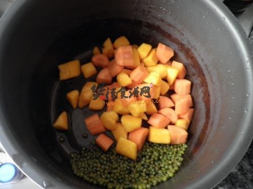 绿豆南瓜汤水的做法