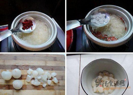 荔枝米荞粥的做法