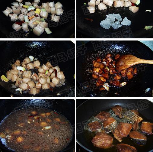 马哈鱼炖五花肉的做法