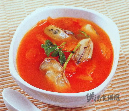番茄牡蛎汤的做法