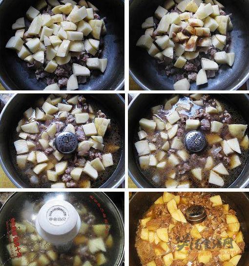 牛肉筋炖土豆的做法