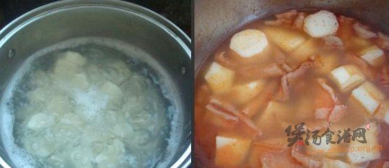 酸萝卜芋头汤的做法