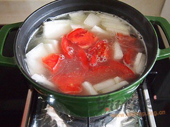 西红柿冬瓜汤的做法