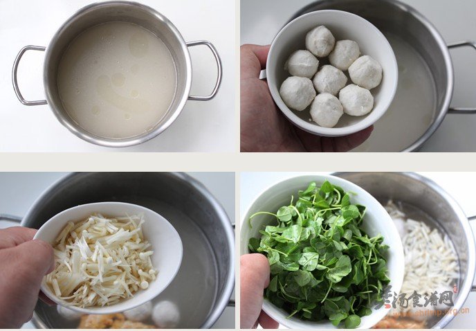 菌菇草头汤的做法