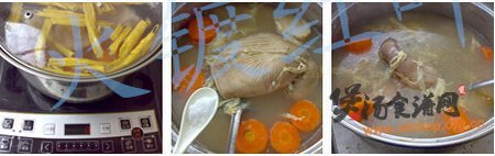 银杏腐竹猪肚汤的做法
