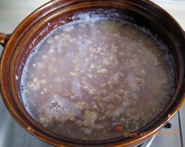 紫心淮山燕麦粥的做法