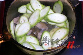 绿豆丝瓜护肝汤的做法
