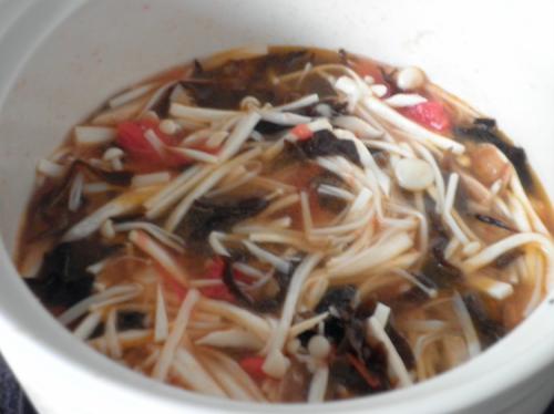 开胃杂菌汤的做法