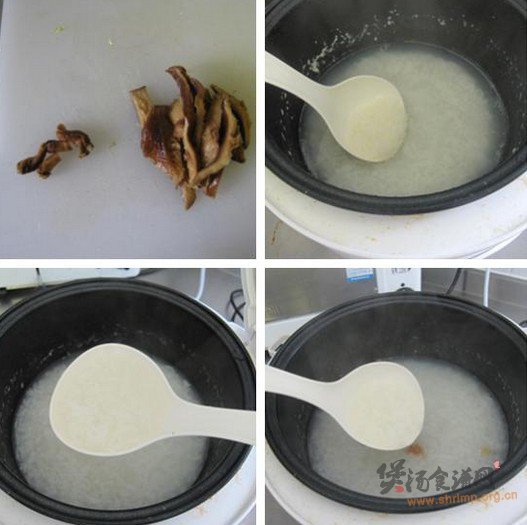 玉米香菇肉丝粥的做法