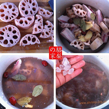 红莲排骨汤的做法