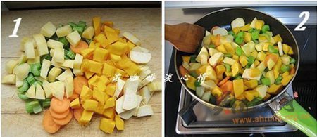 高纤蔬果浓汤的做法