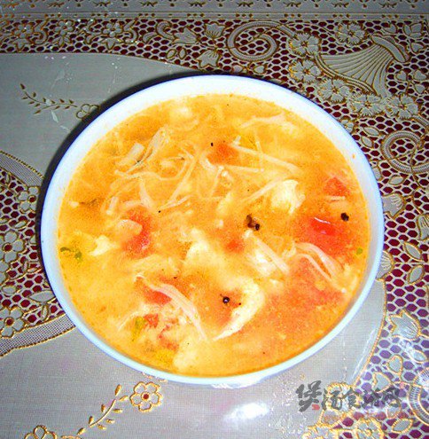 金针菇番茄汤的做法