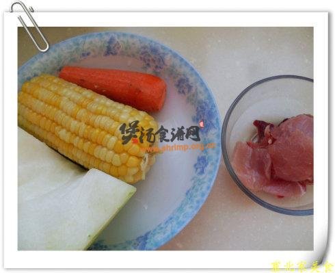 冬瓜玉米汤的做法