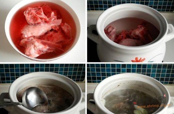 棒骨杂菌汤的做法