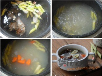 春笋腊排骨汤的做法
