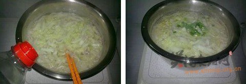 白菜肉末汤的做法