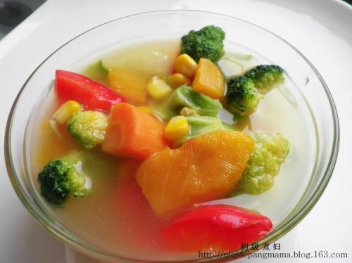 浓香蔬菜汤煲的做法