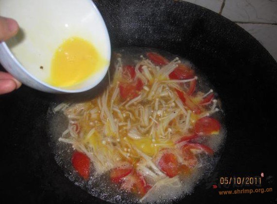 金针菇蛋花汤的做法