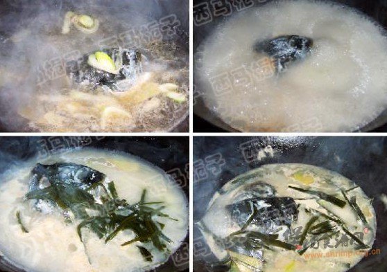 海带鱼头汤的做法