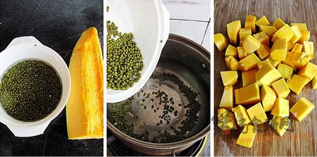 消暑佳品:南瓜绿豆汤的做法