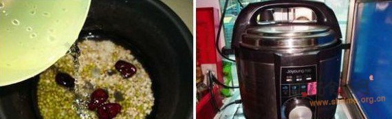 绿豆薏米大枣粥的做法