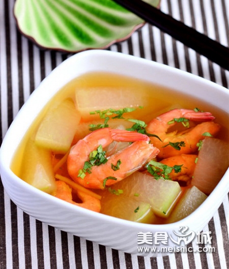 (图)冬瓜虾仁汤的做法