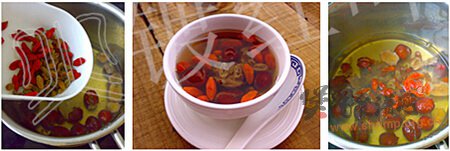 红杞葡萄蜂蜜茶的做法