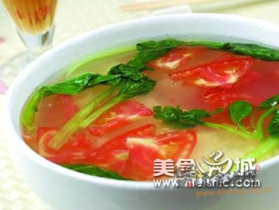 翠衣番茄豆腐汤的做法