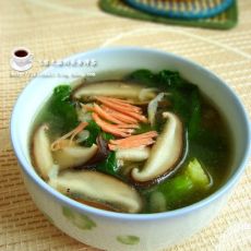 香菇青菜汤的做法